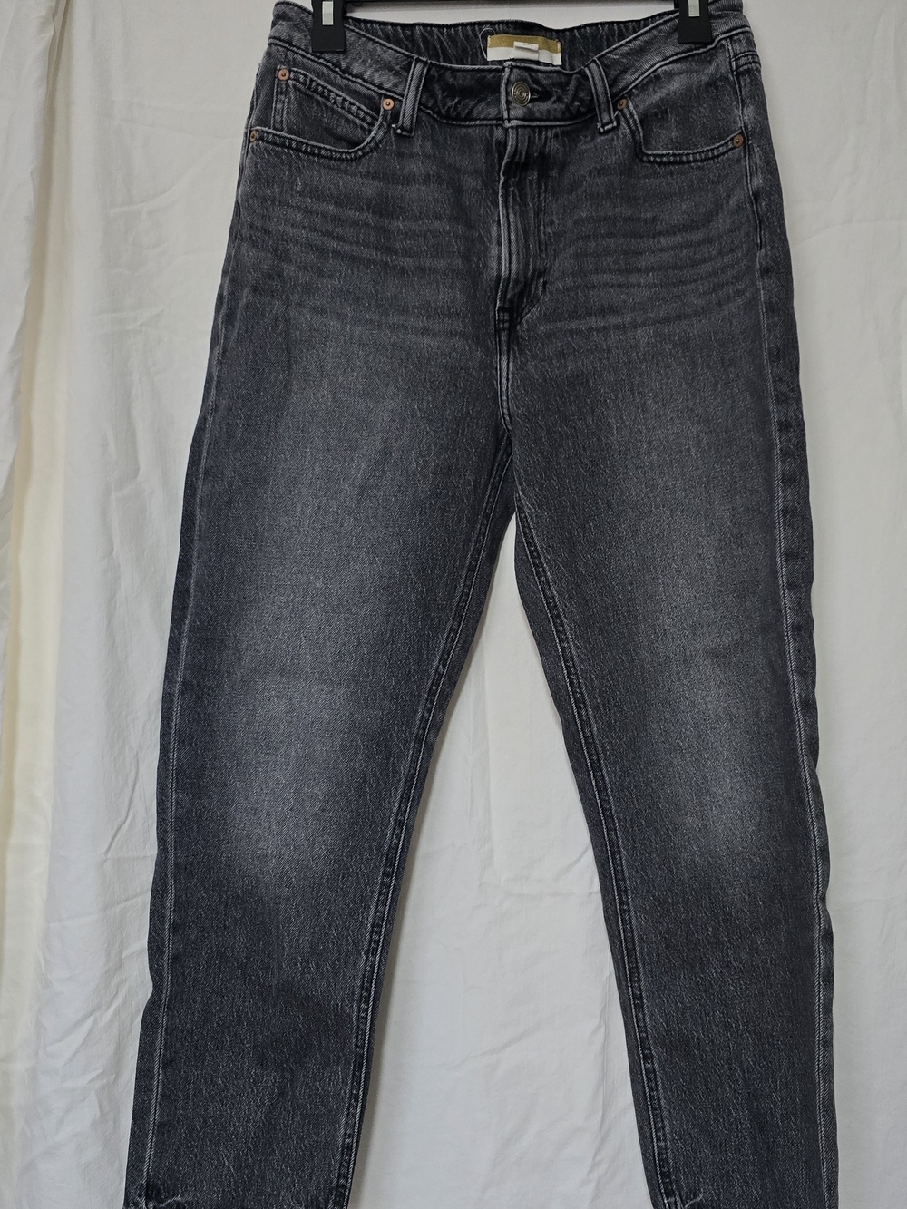Maurices Women's Gray Black Washed Jeans